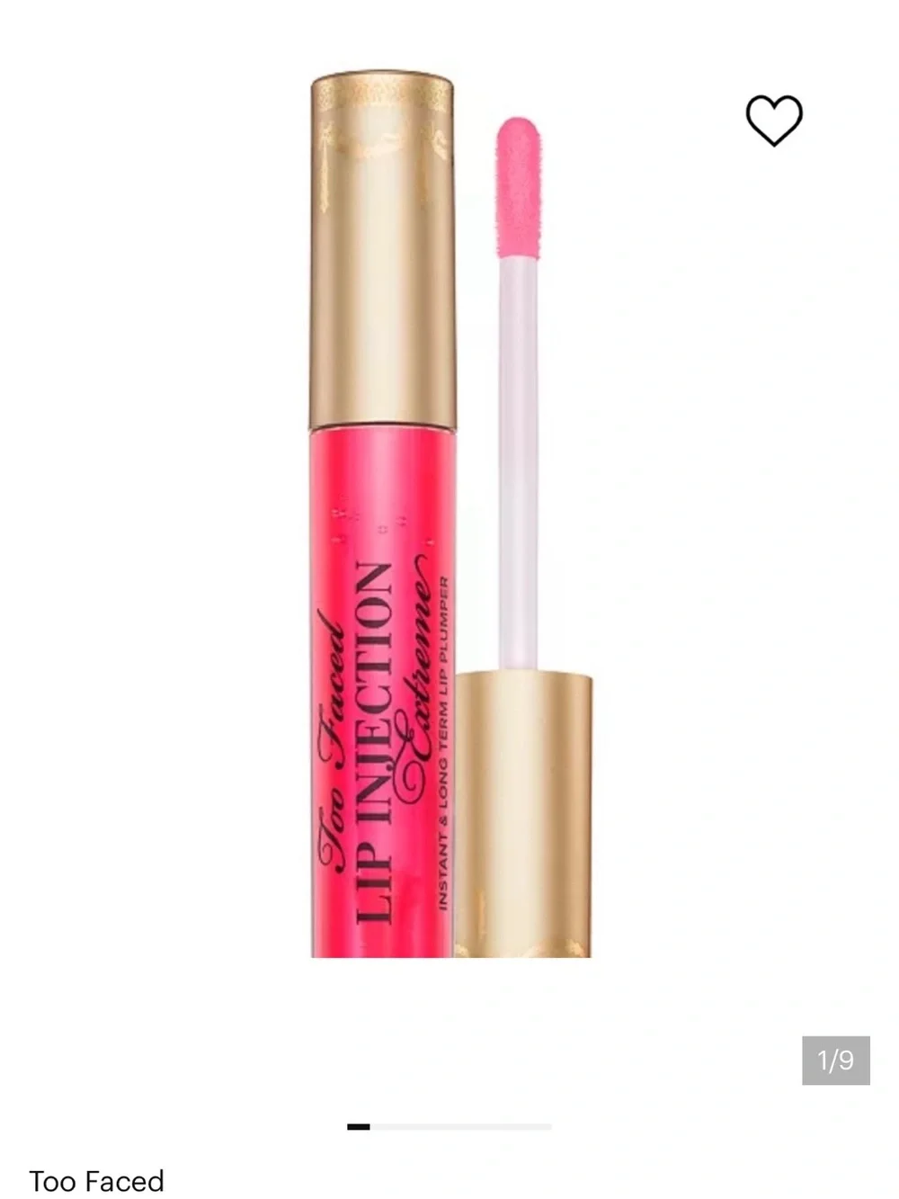 New! Too Faced Pink Punch Lip Injection Extreme pink punch